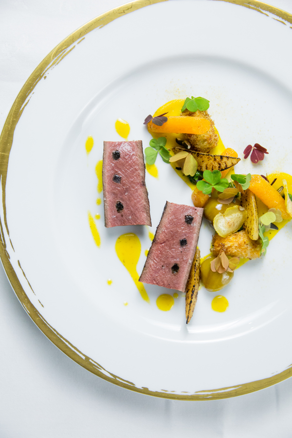 Restaurant Le Meurice Alain Ducasse - Saddle of Venison 'grand Veneur'%2C squash low res